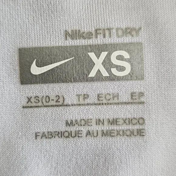 Nike Women's Dri-Fit V-Neck Sleeveless Tank Top | EUC | XS | Light Blue - Picture 8 of 11